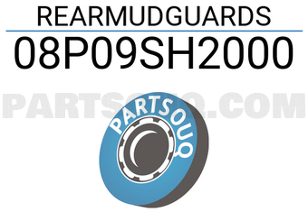 Honda 08P09SH2000 REARMUDGUARDS