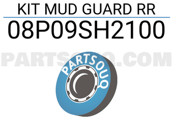 Honda 08P09SH2100 KIT MUD GUARD RR