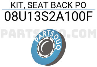 Honda 08U13S2A100F KIT, SEAT BACK PO