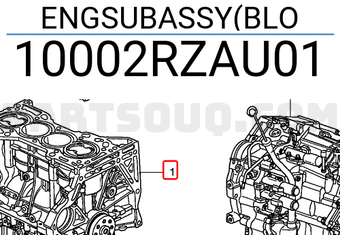 Honda 10002RZAU01 ENGSUBASSY(BLO