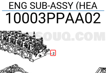 Honda 10003PPAA02 ENG SUB-ASSY (HEA