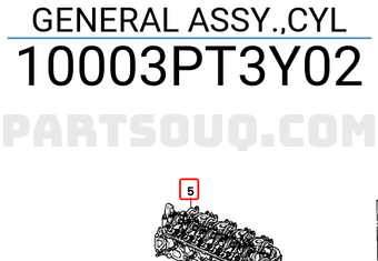Honda 10003PT3Y02 GENERAL ASSY.,CYL