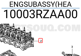 Honda 10003RZAA00 ENGSUBASSY(HEA