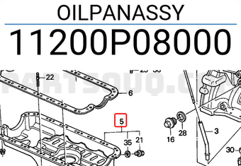 Honda 11200P08000 OILPANASSY
