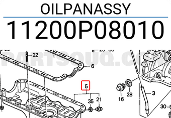 Honda 11200P08010 OILPANASSY