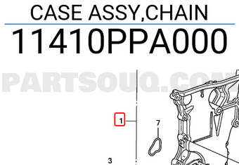 Honda 11410PPA000 CASE ASSY,CHAIN