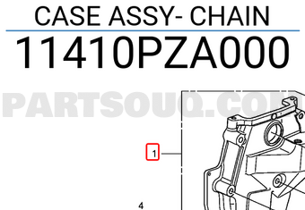 Honda 11410PZA000 CASE ASSY- CHAIN