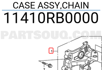 Honda 11410RB0000 CASE ASSY,CHAIN