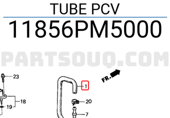 Honda 11856PM5000 TUBE PCV