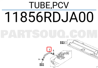 Honda 11856RDJA00 TUBE,PCV