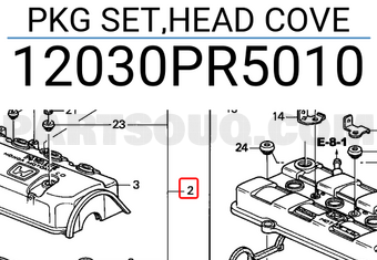 Honda 12030PR5010 PKG SET,HEAD COVE