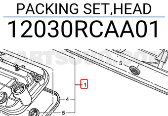 Honda 12030RCAA01 PACKING SET,HEAD
