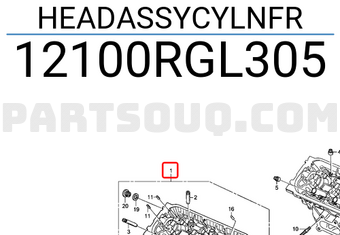 Honda 12100RGL305 HEADASSYCYLNFR