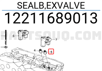 Honda 12211689013 SEALB,EXVALVE