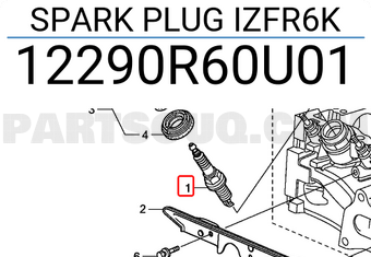 Honda 12290R60U01 SPARK PLUG IZFR6K