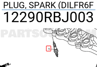 Honda 12290RBJ003 PLUG, SPARK (DILFR6F