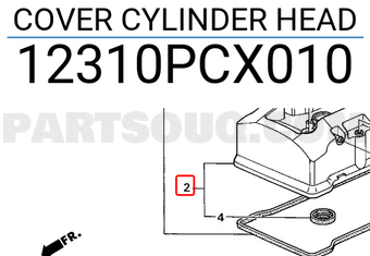 Honda 12310PCX010 COVER CYLINDER HEAD