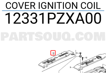 Honda 12331PZXA00 COVER IGNITION COIL