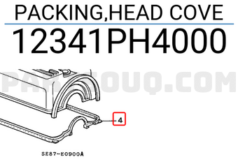 Honda 12341PH4000 PACKING,HEAD COVE