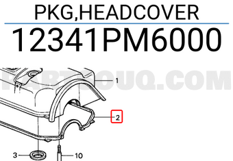 Honda 12341PM6000 PKG,HEADCOVER