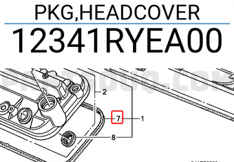 Honda 12341RYEA00 PKG,HEADCOVER