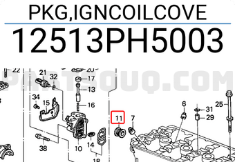 Honda 12513PH5003 PKG,IGNCOILCOVE