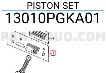 Honda 13010PGKA01 PISTON SET