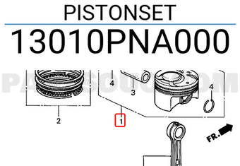 Honda 13010PNA000 PISTONSET