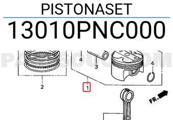 Honda 13010PNC000 PISTONASET