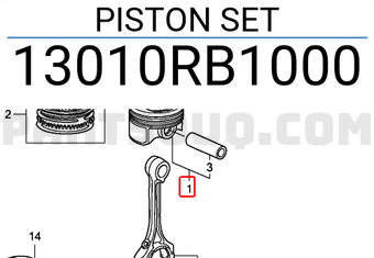 Honda 13010RB1000 PISTON SET
