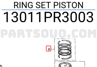 Honda 13011PR3003 RING SET PISTON
