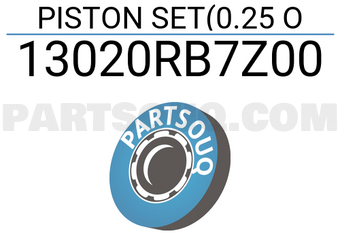 Honda 13020RB7Z00 PISTON SET(0.25 O