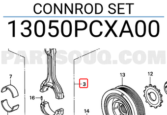 Honda 13050PCXA00 CONNROD SET