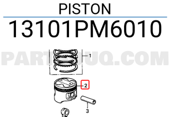 Honda 13101PM6010 PISTON