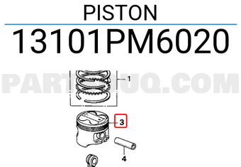 Honda 13101PM6020 PISTON