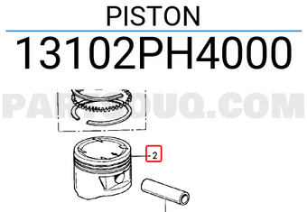 Honda 13102PH4000 PISTON