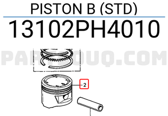 Honda 13102PH4010 PISTON B (STD)