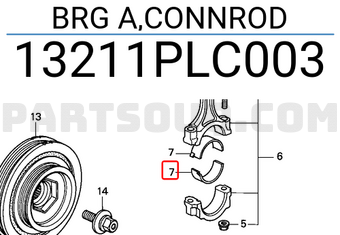 Honda 13211PLC003 BRG A,CONNROD