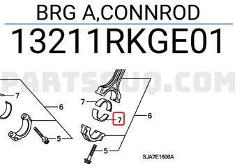 Honda 13211RKGE01 BRG A,CONNROD