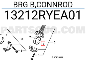 Honda 13212RYEA01 BRG B,CONNROD