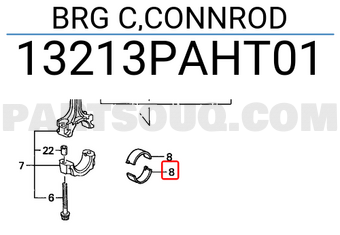 Honda 13213PAHT01 BRG C,CONNROD