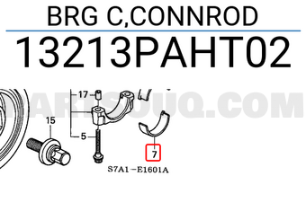 Honda 13213PAHT02 BRG C,CONNROD