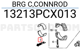 Honda 13213PCX013 BRG C,CONNROD