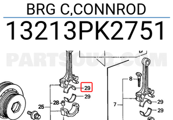 Honda 13213PK2751 BRG C,CONNROD