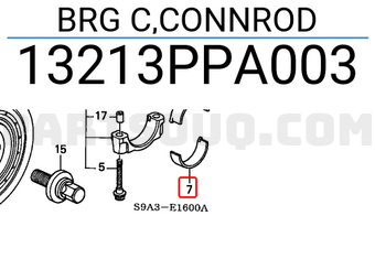 Honda 13213PPA003 BRG C,CONNROD