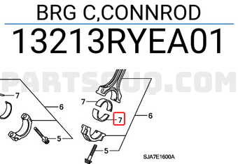 Honda 13213RYEA01 BRG C,CONNROD