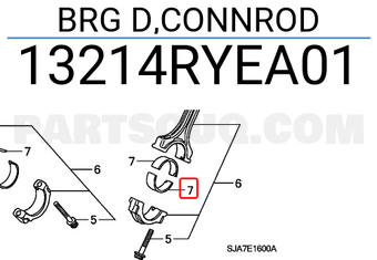 Honda 13214RYEA01 BRG D,CONNROD