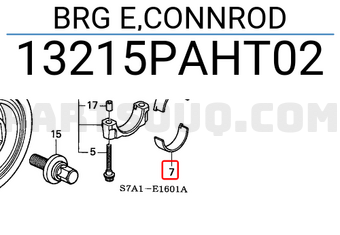 Honda 13215PAHT02 BRG E,CONNROD
