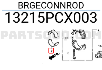 Honda 13215PCX003 BRGECONNROD