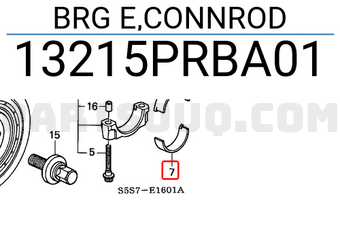 Honda 13215PRBA01 BRG E,CONNROD